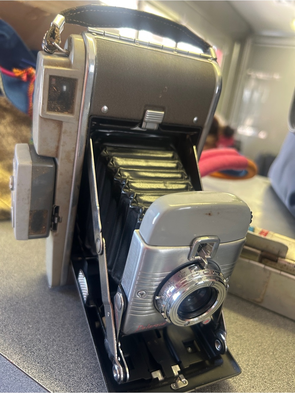 Vintage Polaroid Land Camera Model 80 Folding Instant Camera